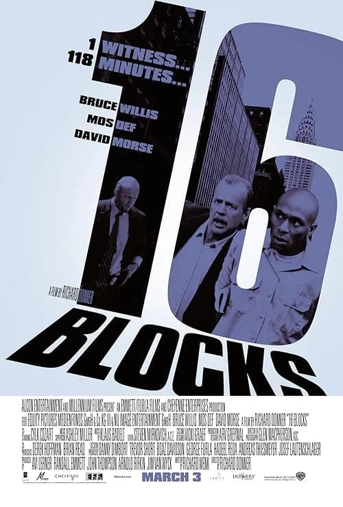 16 Blocks film posteri